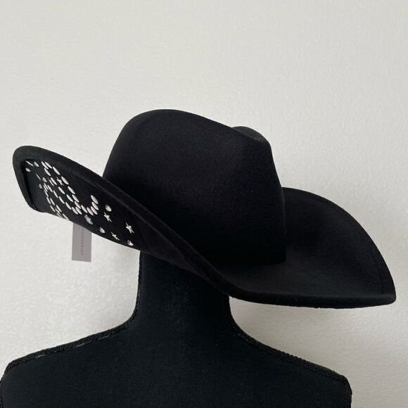 NWT Anthropologie Studded-Brim Rancher Hat - Picture 3 of 11